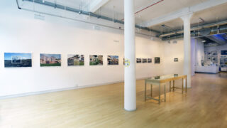 Installation view, Beneath the Surface / Hidden Place, 2007-2010, and Untitled (Memory Walk), 2007/2020. Photo: Street Level Photoworks.